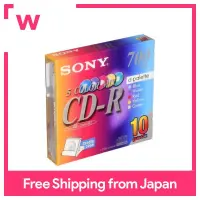 Sony เคส1-48x มีเดีย CD-R 10 CDs 10CDQ80EXC