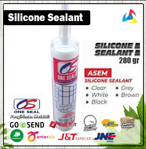 Sealant Lem Kaca Silicone Glass/One Seal Acetic Cure Silicone Sealant ...