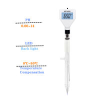 PH Meter Acidity Meter Pen Type Digital PH Analyzer Portable Water Quality Tester with Repalceable Probe for Cheese Meat Soil