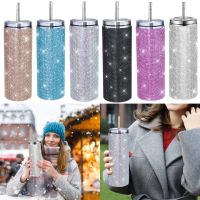 ❃ 600ml Bling Diamond Thermos Bottles Portable Glitter Rhinestone Water Bottle Stainless Steel Thermal Flask Thermoses Kettles