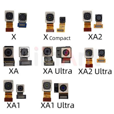 ต้นฉบับด้านหลังใหญ่หลักกลับกล้อง Flex Cable สําหรับ Sony Xperia X XA XA1 XA2 Ultra Compact Small Front กล้อง Flex