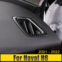 สำหรับ Haval H6 GT 2021 2022 2023 3Th Gen คอนโซลกลางรถเหล็กสแตนเลสเต้าเสียบช่องระบายอากาศอุปกรณ์เสริมฝาครอบช่องแอร์