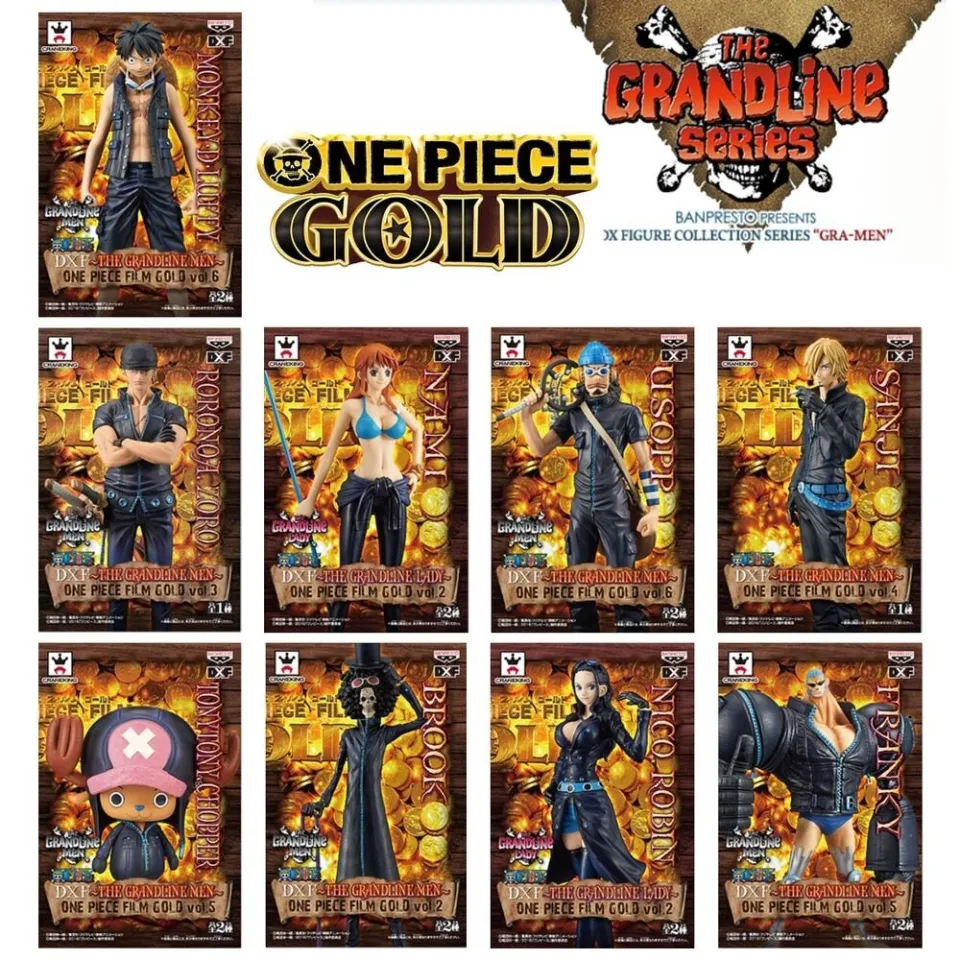 Straw Hat Pirates Film Gold Set ของแท้ JP แมวทอง - Grandline Men / Lady  Banpresto [โมเดลวันพีช] (9 ตัว) - Fuji Shop โมเดลลิขสิทธิ์แท้จากญี่ปุ่น  กว่า 2,000 รุ่น มือ 1 ทุกตัว พร้อมส่งทุกชิ้น : Inspired by