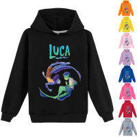 Luca เสื้อผ้าเด็ก9สีเสื้อฮู้ดอนิเมะเด็กหญิงเด็กชาย,เสื้อสเวตเชิ้ตเกาหลีแขนยาวผ้าฝ้าย65% เด็กชายฤดูใบไม้ผลิและฤดูใบไม้ร่วง0000ผ้าโพลีเอสเตอร์35% ไฟเบอร์