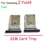 สำหรับ Samsung Galaxy พับ2 3 4 Z Fold2 Fold3 Fold4 5กรัม F916 F926 G936ซิมการ์ดที่วางถาดใส่ซิมเต้ารับตัวแปลงซ่อมแซมชิ้นส่วนอะไหล่ LKT37125