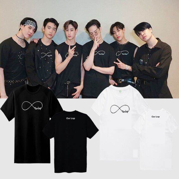 พร้อมส่ง-เสื้อยืดคอน-got7-love-loop-in-japan-llสีดำ-ขาว-s-xxlผ้าฝ้ายแท้-เสื้อยืดผู้ชายt-shirtเสื้อยืด-เสื้อเบลาส์