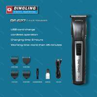 Dingling เครื่องเล็มผมไฟฟ้าสำหรับผู้ชายปัตตาเลี่ยน RF-627 Usb เครื่องเล็มหนวดและขนแมวสำหรับเด็ก