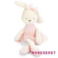 WLJL033MANGO-Kids Baby Girls ของเล่นตุ๊กตาสัตว์ยัดไส้น่ารักรูปกระต่ายนุ่มความปลอดภัยของขวัญคริสต์มาส 16.5