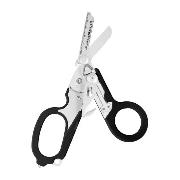 LEATHERMAN, Style PS Keychain Multitool with Spring-Action Scissors and  Grooming Tools, Black 
