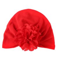 Newborn Toddler Kid Beanie Solid Floral Knot Wrap Cap Turban Hat