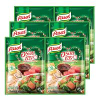 [พร้อมส่ง!!!] คนอร์ อร่อยชัวร์ ผงปรุงครบรส รสหมู 150 กรัม x 6 ซองKnorr Aroy Sure Seasoning Powder Pork Flavor 150g x 6 pcs