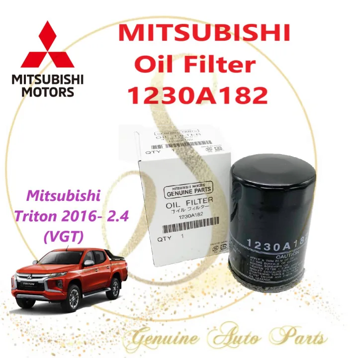 OIL FILTER MITSUBISHI TRITON 2.4 MIVEC NEW 2015 1230A182 Lazada