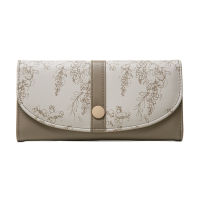 GDS Women S Long Tri-Fold Wallet หนัง PU นุ่มคุณภาพสูงสำหรับการเดินทาง