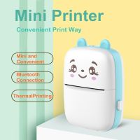 Mini Portable Thermal Label Sticker Maker Paper Photo Pocket Thermal Printer 57mm Wireless Bluetooth Android IOS  Impresora Fax Paper Rolls