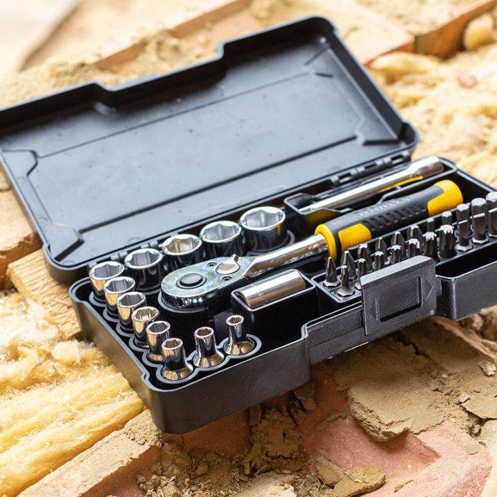 Stanley Auto Repair Kit Ratchet Wrench Socket Wrench Full Maintenance