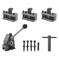 Lathe Quick Change Tool Post Set WM210V&amp;WM180V&amp;0618 12X12mm Tool Rest for Swing Over Bed 120-220mm