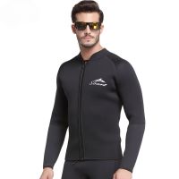 SBART 3MM Neoprene Surf Wetsuit Men Long Sleeve Sunscreen Warm Spearfishing Wetsuits Top Mens for Triathlon Diving Kitesurfing