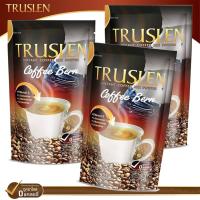 TRUSLEN Instant Coffee Mix Powder COFFEE BERN ทรูสเลน กาแฟไขมันต่ำ ไม่มีน้ำตาล ช่วยเผาผลาญแป้ง 12 sachets. 13g (3 ซอง)