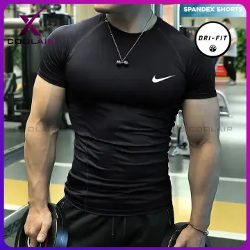 Men's Compression Basic Muscle-fit Quick Dry Short Sleeve x Long