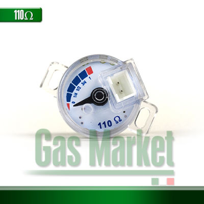 LPG Level Indicator 110Ω -มาตรวัดระดับแก๊ส ค่าความต้านทาน 0-110 เป็นมาตรวัดระดับแก๊ส LPG ที่ใช้กับถังชนิดมัลติวาล์ว ใช้ได้ทั้งกับระบบหัวฉีด และ ระบบดูด