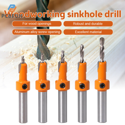 pcbfun Countersink Drill Bits 8Mm Round Shank Woodworking Counter Chamfer Bits For Plastic Wood Processing And Holes Drilling