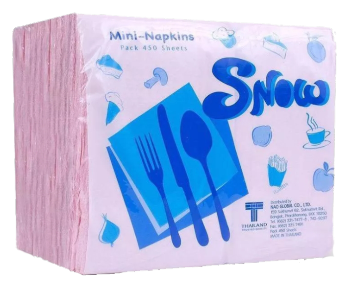 snow-สโนว์-กระดาษเช็ดปาก-ขนาดมินิ-สีชมพู-แพ็ค-6-ห่อ-56-001-1