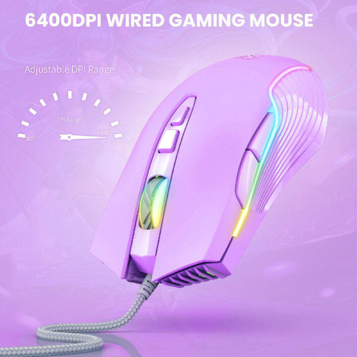 เม้าส์เกมมิ่ง-onikuma-sakura-fuji-rgb-gaming-mouse-เมาส์เกมมิ่ง-ปรับความไวได้-6-ระดับ-800-6400-dpi-ประกัน-2-ปี-ส่งจากไทย-mobuying