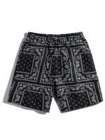 Men Casual Paisley Print Sport Beach Shorts