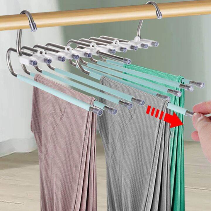 9-in-1-pants-hanger-for-clothes-rack-adjustable-closet-organizer-trouser-storage-rack