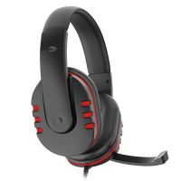 【HOT SALE】 PC Helpers หูฟังเล่นเกม Headphone Gaming แบบมีสายขนาด3.5มม. ควบคุมระดับเสียงหูฟังพร้อมไมโครโฟนสำหรับแล็ปท็อป PS4 Play Station 4