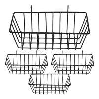 4PCS Shelf for Design Metal Wall Grille, Shelf Design Grid Photo Wall Used for Lattice Photo Wall Wire Basket