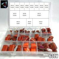 630V 128Pcs/Box 24 Types 333 682 104 683 103 223 334 224 474 684 155 225 105 CBB Metal Film Capacitors Assortment Kit