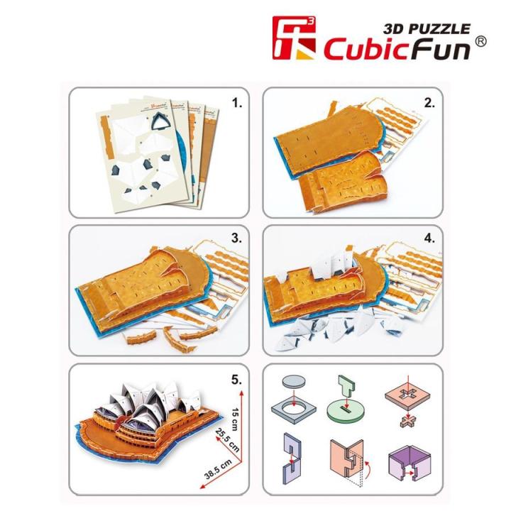 3d-puzzle-ซิดนีย์โอเปร่าเฮาส์-ประเทศออสเตรเลีย