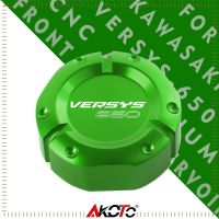 สำหรับ KAWASAKI VERSYS 650 Versys650 2017-2023รถจักรยานยนต์ CNC คุณภาพสูงด้านหลังเบรคอ่างเก็บน้ำฝาครอบอุปกรณ์เสริม