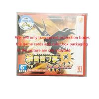 【lz】✸  Caixa transparente clara para 3ds eua jp cartão de jogo caixa de cor plástico pet protector coleção armazenamento caixa protetora