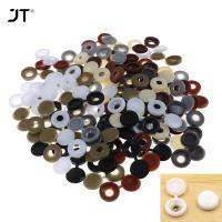 50Pcs Hinged Plastic Screw Cover Fold Caps Button For Car Furniture Decorative Cover 8 Colors Fasteners