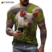 2022 New Funny Animal Pig Printed 3D T-shirt Men Women Harajuku Streetwear Tops Boys Girls Hip Hop Fashion Casual Cool Tshirt