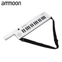 [ammoon]37 Keys Guitar Electronic Keyboard / Piano with Shoulder Strap, Mini Microphone, Audio Cable,Type-C USB Cable, User Manual (English)