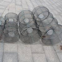 Foldable Mesh Crab Crayfish Lobster Catcher Pot Shrimp Prawn Hand Trap Fishing Net Accessories Fishing Network Fish Trap Cage Accessories