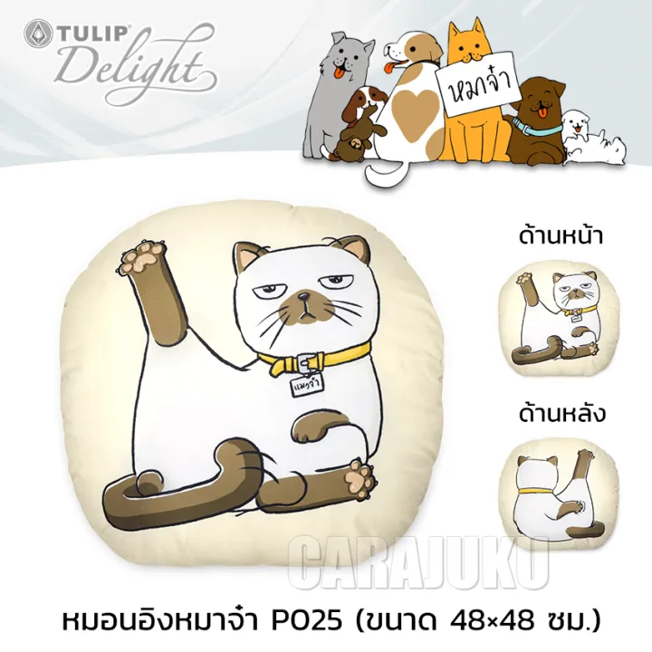 tulip-delight-หมอนอิง-ขนาด-48x48-ซม-หมาจ๋า-maaja-p025-ทิวลิป-หมอน-หมอนหนุน-สุนัข-dog-please-puppy