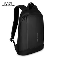 Mark Ryden Slim Laptop Backpack Men Thin Back Pack 15.6 inch Work Man Backpack Business Bag Unisex Black Ultralight Backpack