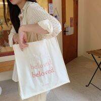 ❁❦▨  Embroidery Womens Canvas Korean Color Student Shoulder Handbags