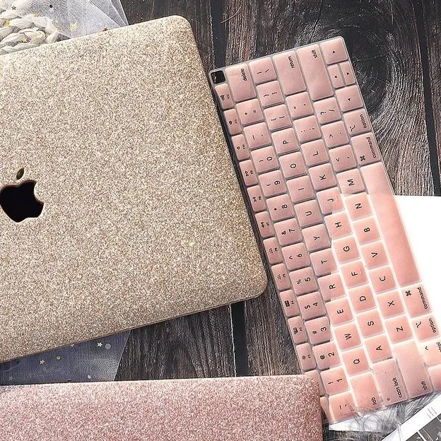 Apple Macbook Keyboard Protector Silicon ROSE GOLD Keyboard Cover (US layout) Air 13 Pro 13