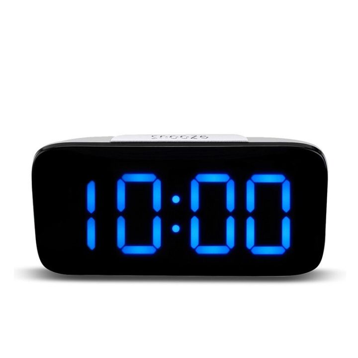 worth-buy-นาฬิกาดิจิตอลตั้งโต๊ะอิเล็กทรอนิกส์ประหยัดพลังงาน-นาฬิกาปลุกดิจิตอลตั้งโต๊ะ-usb-ชาร์จนาฬิกาแสดงผลปรับปิดเสียง