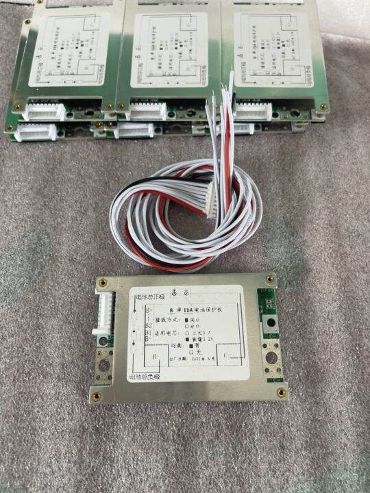 bms+ Active ลิเทียมฟอสเฟต lifepo4 3.2v 15A PCB แบตเตอรี่ 8s 24V แผง ...
