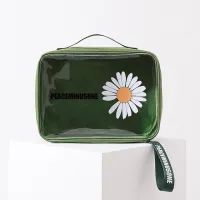 【▼Hot Sales▼】 shuiqi Pvc ขนาดเล็ก Daisy Tas Kosmetik เดินทางของผู้หญิงแบบพกพากระเป๋าใส่อุปกรณ์ในห้องน้ำโปร่งใสกันน้ำกระเป๋าเก็บของ