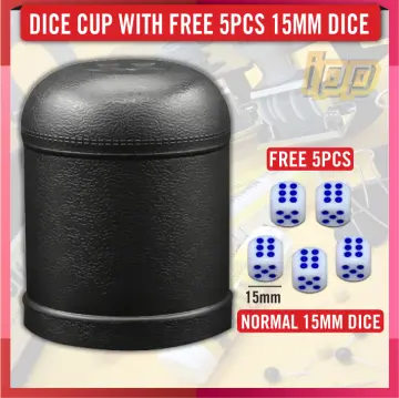 10pcs 15mm Multicolor Acrylic Cube Dice Beads Six Sides Portable Table  Games Toy