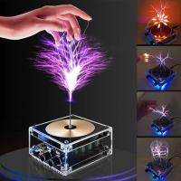 Bluetooth compatible Music Tesla Coil Speaker Wireless Transmission Lighting Sparkly Arc Generator Voltage Pulse Test Apparatus