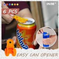 Easy Can Opener 6pcs/pack Kitchen Tools Plastic Handheld Beer Cola Beverage Drink Opener Bottle Opener Kitchen Gadgets