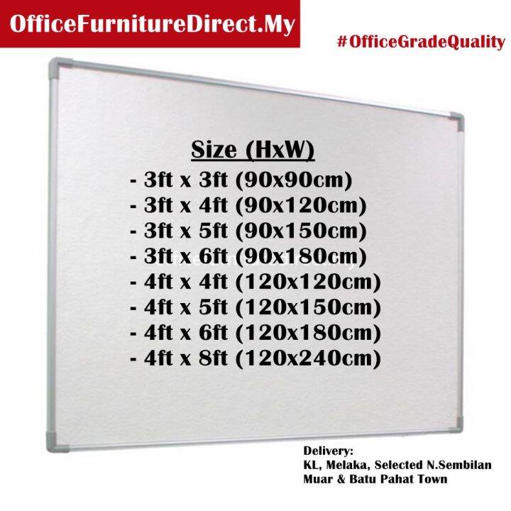 Notice Board Soft board With Aluminium Frame Softboard Lazada